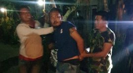 SN akhirnya ditangkap oleh Babinsa, Bhabinkamtibmas dan Satpol PP saat bersembunyi. /Dok. Irman