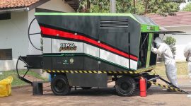 Produk pembakar sampah tanpa asap, Stungta x Pindad untuk mengolah limbah berbahaya dan beracun (B3). /Instagram.com/@pt_pindad