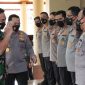 Kapolri Jenderal Polisi Drs. Listyo Sigit Prabowo menyambut kunjungan Panglima TNI Jenderal TNI Andika Perkasa. /Instagram.com/@divisihumaspolri