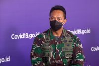 KSAD Jenderal TNI Andika Perkasa. /Dok. covid19.go.id