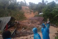 BPBD mengidentifikasi 2 unit rumah warga mengalami rusak berat. /Dok. BPBD Kab&ugrave;paten Toraja Utara