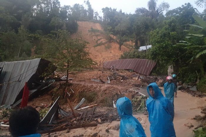 BPBD mengidentifikasi 2 unit rumah warga mengalami rusak berat. /Dok. BPBD Kab&ugrave;paten Toraja Utara