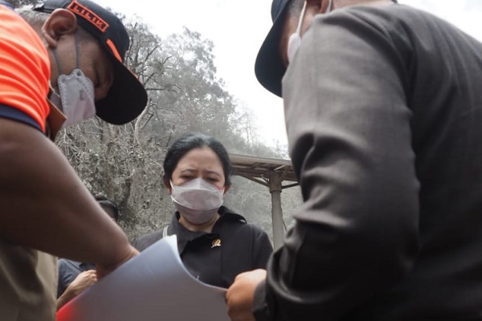 Ketua DPR Puan Maharani mengunjungi Kecamatan Pronojiwo, Kabupaten Lumajang. /Dok. DPR RI