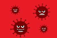 Ilustrasi Virus varian Omicron. /Dok. Hallo.id/M. Rifai Azhari