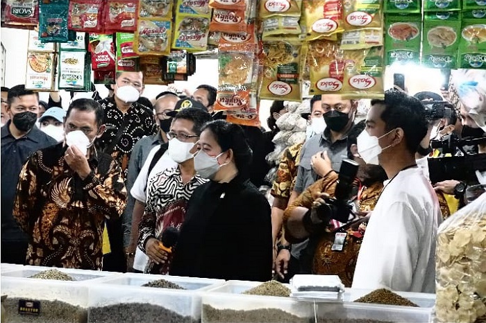 Ketua DPR RI Puan Maharani resmikan Pasar Legi Solo yang terbakar pada 29 Oktober 2018 lalu. /Dok. Tim Puan Maharani