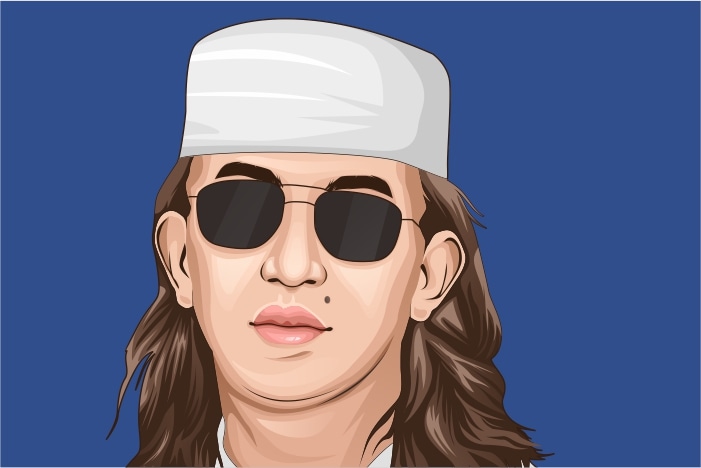 Ilustrasi Habib Bahar bin Smith. /Dok Media Hallo/M. Rifai Azhari
