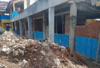 Proyek pembangunan gedung SDN di Cigombong. /Dok. Apakabarbogor.com/Iwan