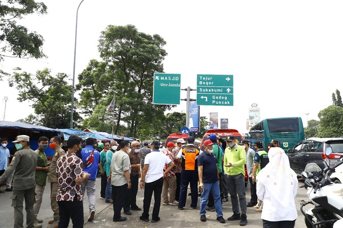 Simpang Empat Ciawi. /Apakabarbogor.com/Iwan