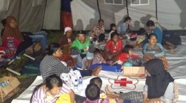 16 desa terdampak banjir dengan ketinggian muka air bervariasi antara 50 hingga 150 sentimeter. (Dok. BNPB)
