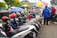 Dishub kabupaten Bogor menggandeng pihak ketiga, dalam pengelolaan kantong parkir. (Dok. Apkabarbogor.com/Iwan)