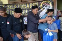 Aliansi Masyarakat Bogor Selatan  Santuni Anak Yatim. (Dok. Apakabarbogor.com/Iwan)