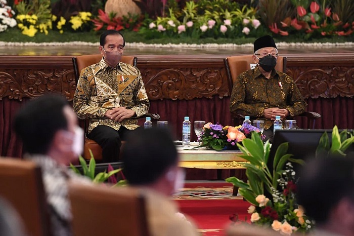 Presiden Joko Widodo dan Wakil Presiden Ma'ruf Amin. (Instagram.com/@kyai_marufamin)
