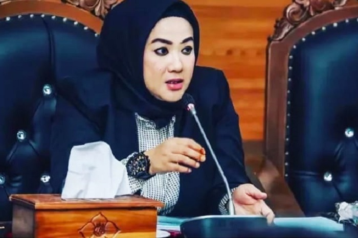 Politisi Fraksi Gerindra Tutty Alawiyah. (Iwan)