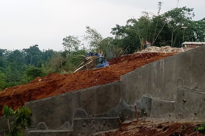 Pembangunan yang dilakukan PT. Balina Agung Perkasa (BAP). (Dok. APakabarbogor.com/Iwan)