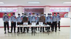 Razia kamar hunian Warga Binaan Pemasyarakatan Gunung Sindur. (Dok. Wido)