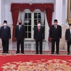Presiden Joko Widodo melantik Menteri dan Wamen. (Instagram.com/@sekretariat.kabinet)
