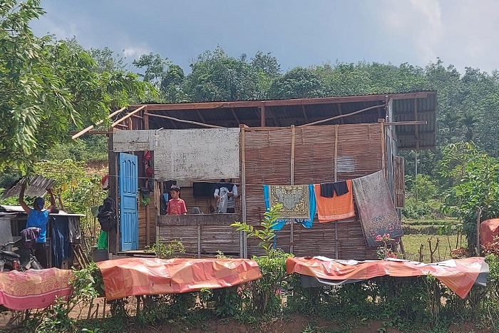 Angin puting beliung terjadi di wilayah Jorong Rajo Dani, Nagari Padang Ganting, Kecamatan Padang Ganting, Kabupaten Tanah Datar, Sumatera Barat. (Dok. BNPB)