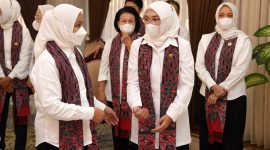 Ibu Iriana Joko Widodo dan Ibu Wury Ma’ruf Amin. (Dok. Biro Pers Sekretariat Presiden/Lukas )