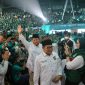 Ketua Umum Partai Gerindra, Prabowo Subianto di tengah-tengah kader Partai Kebangkitan Bangsa (PKB). (Dok. Tim Media Prabowo)