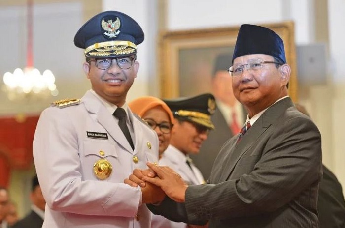 Anies Baswedan dan Prabowo Subianto. (Dok. Fraksigerindra.id)