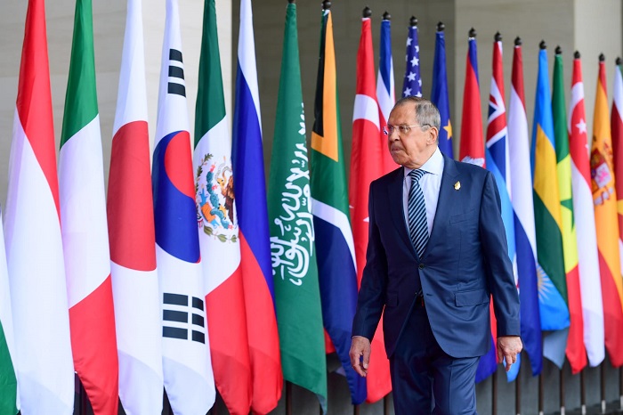 Menteri Luar Negeri Rusia Sergey Lavrov.  (Dok. Biro Pers Sekretariat Presiden/Muchlis Jr) 

