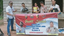 Kegiatan Jum’at Berkah ini akan dilakukan setiap minggu sekali sebagai bentuk kepedulian Kepolisian Resort Muaro Jambi terhadap masyarakat. (Dok. Polres Muaro Jambi)