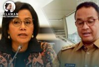 Sri Mulyani dan Anies Baswedan. (Instagram.com/@relawananies)