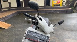 Motor ini sempat dibawa kabur pelaku curanmor, untung motornya mogok. (Dok. Polres Bogor)