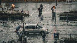 Ilustrasi Banjir. (Pexels.com/
Sveta K)