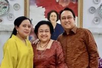 Megawati Soekarnoputri dan Puan Maharani serta Prananda Prabowo. (Instagram.com/@megawatisoekarnoputri.id)