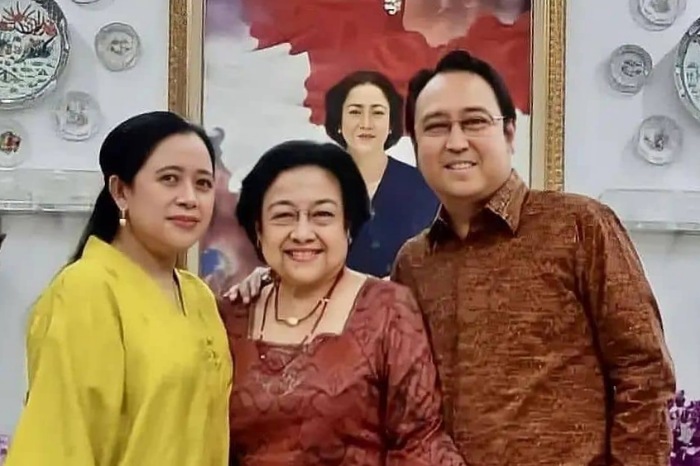 Megawati Soekarnoputri dan Puan Maharani serta Prananda Prabowo. (Instagram.com/@megawatisoekarnoputri.id)
