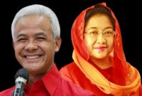 Ganjar Pranowo dan Megawati Soekarnoputri. (Instagram.com/@sumut.update)
