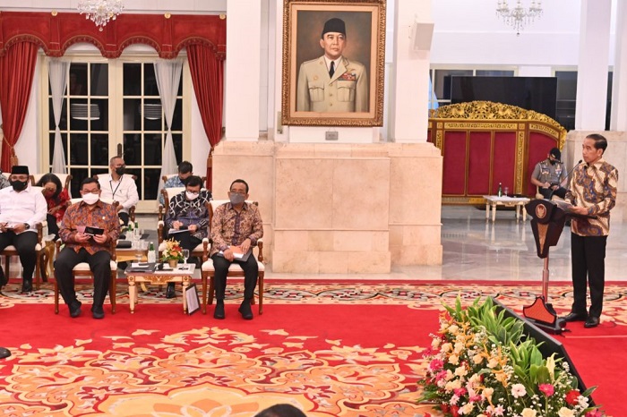 Presiden Jokowi memimpin Sidang Kabinet Paripurna, Senin 16 Januari 2023. (Dok. Setkab.go.id) 