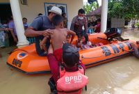 Banjir yang melanda wilayah Kabupaten Sampang, Provinsi Jawa Timur. (Dok. BNPB) 
