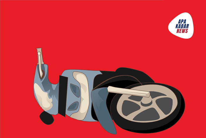 Ilustrasi Kecelakaan Motor. (Dok. Apakabarnews.com/M. Rifa'i Azhari)