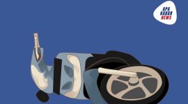 Ilustrasi Kecelakaan Motor. (Dok. Apakabarnews.com/M. Rifai Azhari)
