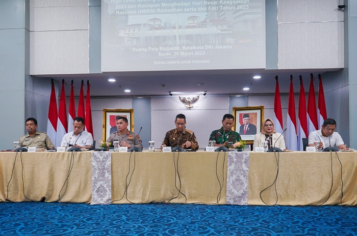 Rapat High Level Meeting (HLM) Tim Pengendalian Inflasi Daerah (TPID) Provinsi DKI Jakarta. (Dok. Ppid.jakarta.go.id) 

