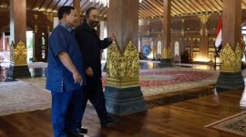 Ketua Umum Partai NasDem Surya Paloh dan Ketua Umum Partai Gerindra Prabowo Subianto. (Dok. Tim Media Prabowo)
