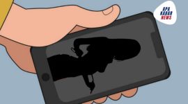 Ilustrasi Penyebaran Video Pornografi. (Dok. Apakabarnews.com/M. Rifai Azhari)
