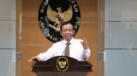Menteri Koordinator Bidang Politik, Hukum, dan Keamanan (Menko Polhukam) Mahfud MD. (Dok. Polkam.go.) 
