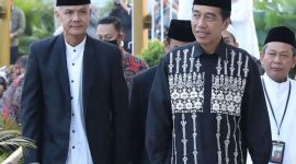 Presiden Jokowi dan Capres yang diusung PDIP Ganjar Pranowo.  (Foto Instagram.com/@ganjar_pranowo)