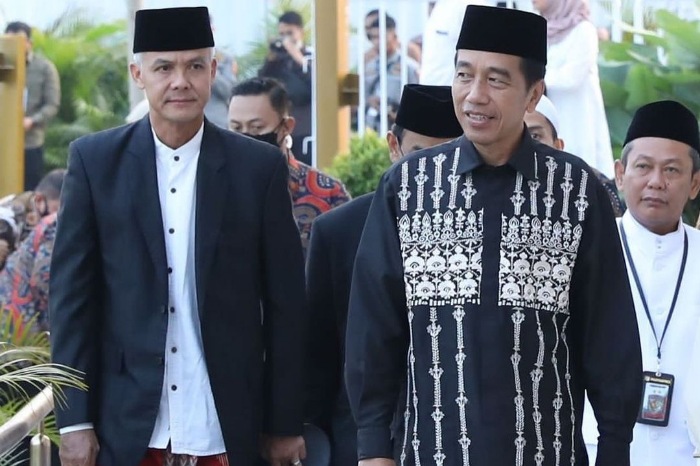 Presiden Jokowi dan Capres yang diusung PDIP Ganjar Pranowo.  (Foto Instagram.com/@ganjar_pranowo)