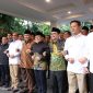 Ketua Umum Partai Gerindra Prabowo Subianto menerima kunjungan silaturahmi politik Ketua Umum PKB Muhaimin Iskandar. (Dok. Tim Media Prabowo Subianto) 

