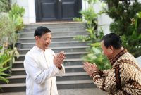 Menteri Pertahanan, Prabowo Subianto mengunjungi kediaman Wantimpres Wiranto. (Dok. Tim Media Prabowo Subianto)
