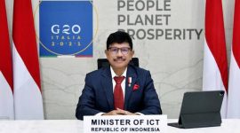 Menteri Kominfo, Johnny G. Plate. (Dok. kominfo.go.id) 
