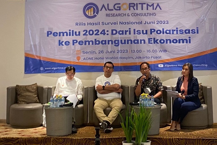 ALGORITMA Research and Consulting merilis Survei Nasional 2023 yang bertajuk 