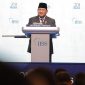 Menteri Pertahanan Prabowo Subianto di International Institute for Strategic Studies (IISS) Shangri-La Dialogue 20th Asia Security Summit, Singapura. (Dok. Tim Media Prabowo Subianto)