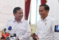 Presiden Jokowi dengan Menteri Pertahanan Prabowo Subianto. (Dok. Setkab.go.id)
