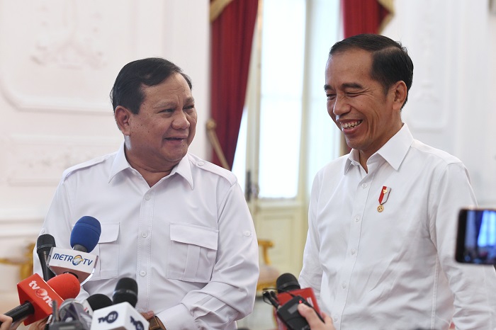 Presiden Jokowi dengan Menteri Pertahanan Prabowo Subianto. (Dok. Setkab.go.id)
