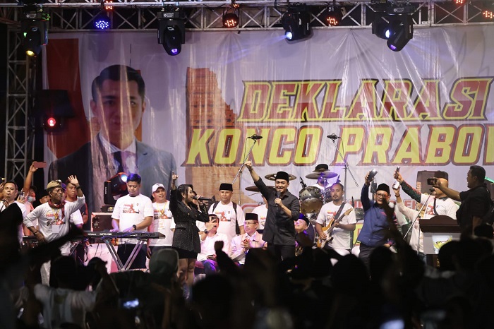 Ribuan masyarakat Jawa Timur Perbesar Kemenangan Prabowo Subianto. (Dok. Tim Relawan Prabowo)
